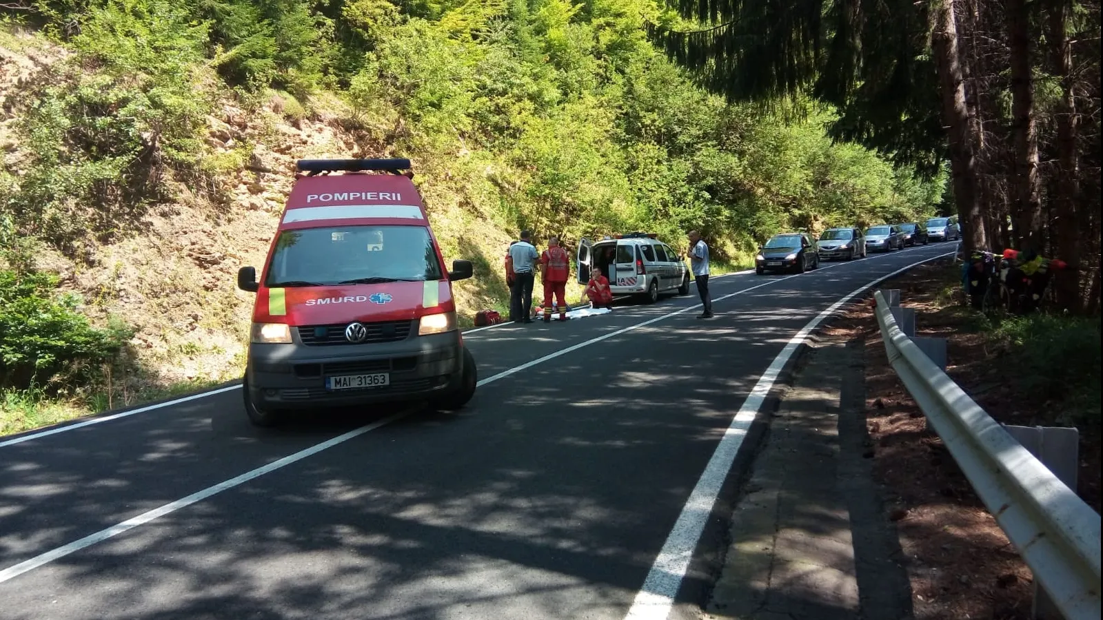 Un turist a căzut 40 de metri într-o râpă în zona cabanei Negoiu