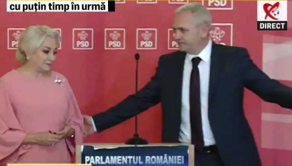 Hohote de râs și glume pe Facebook, după momentul mut al Vioricăi Dăncilă, alături de Dragnea