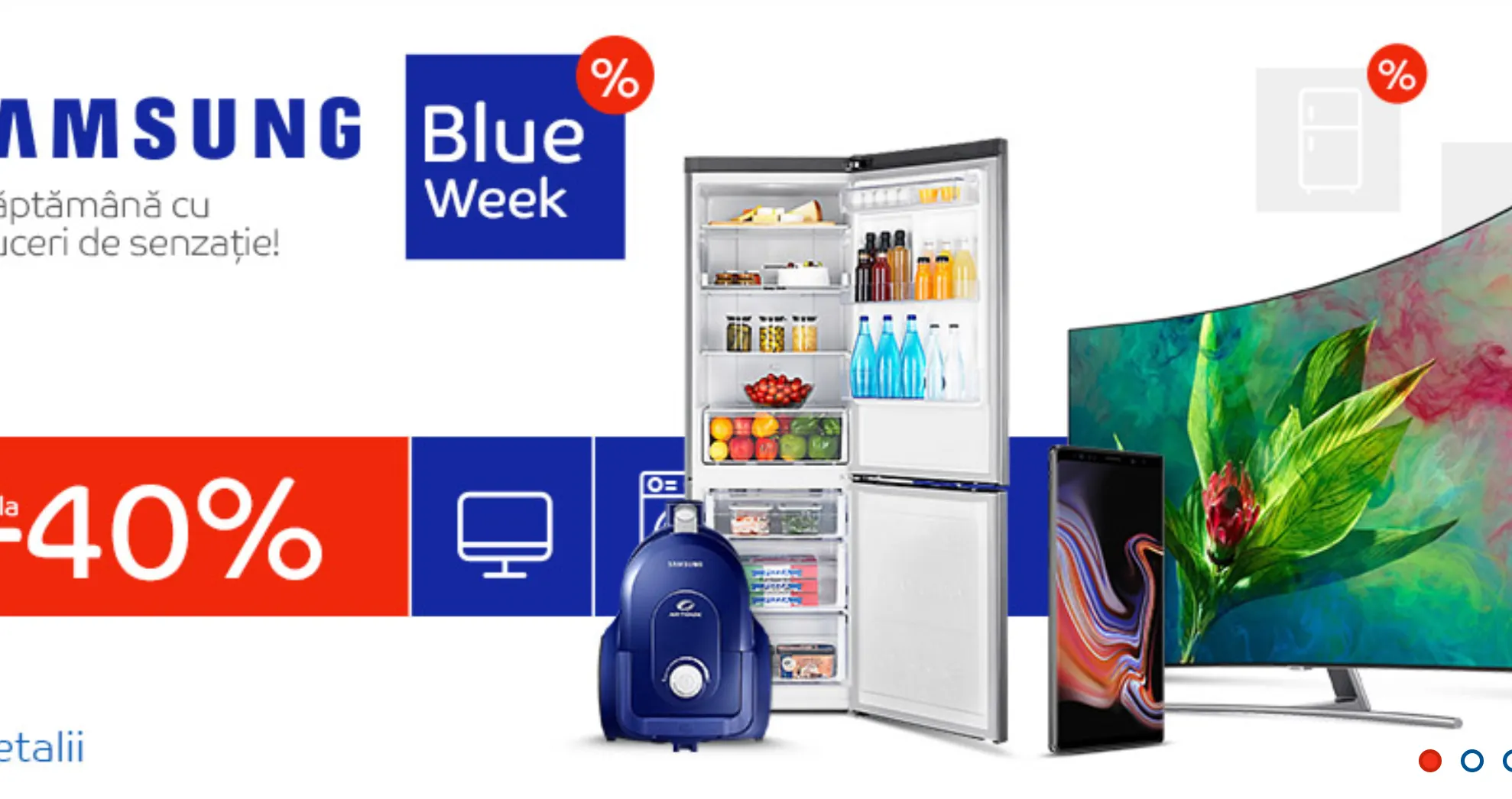 eMAG Samsung Blue Week - Reduceri de pana la 40%