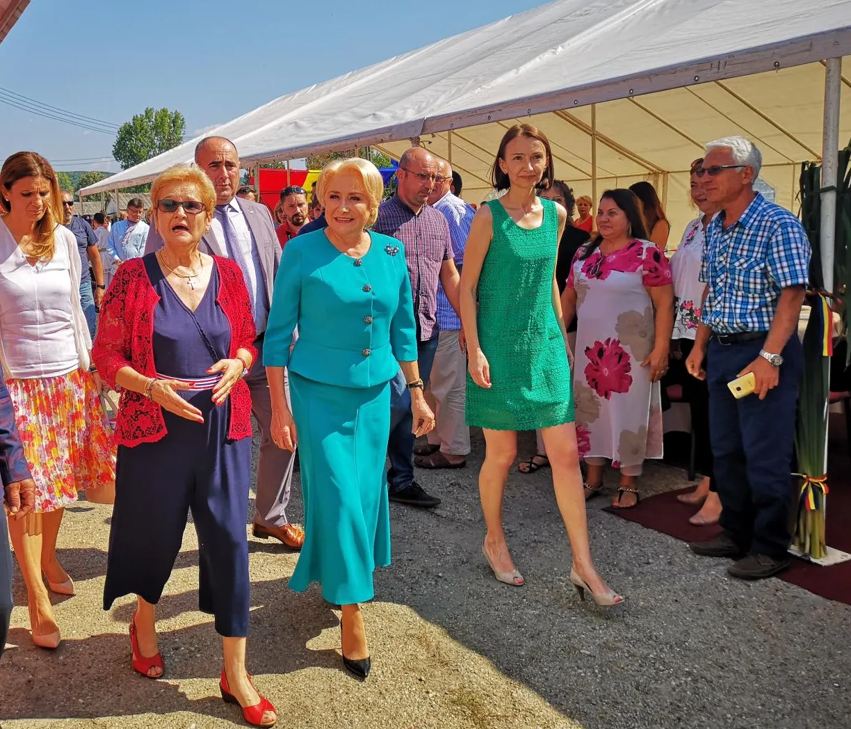 Viorica Dăncilă, discurs plin de greşeli în "patria magiunului"