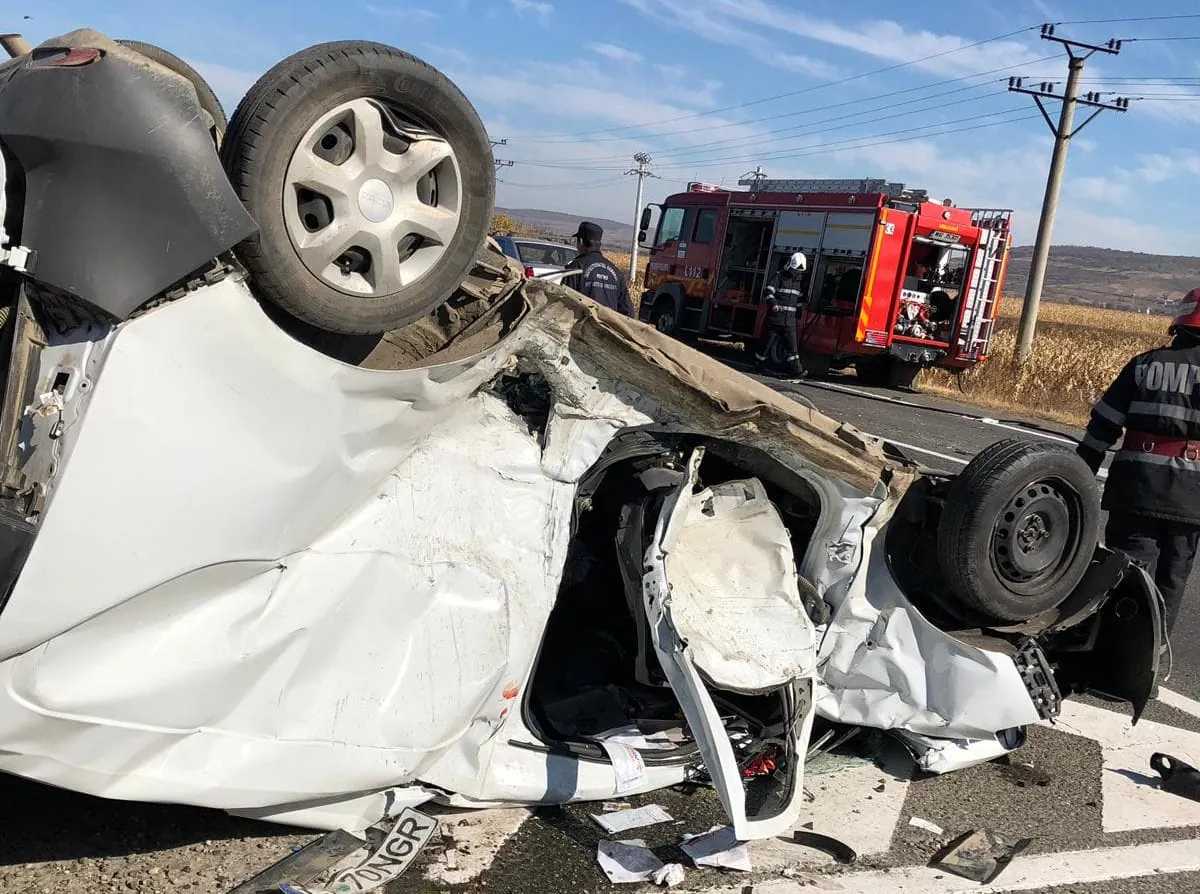 Accident cumplit la Vaslui, cu 7 victime. Planul Roșu a fost activat