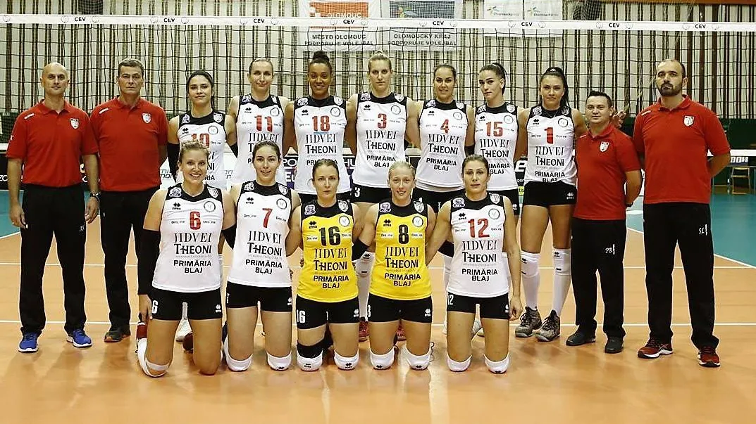 Volei Alba Blaj, victorie muncită cu VK UP Olomouc! Un pas până în turul 3 al Ligii Campionilor