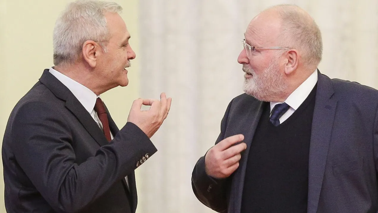 Timmermans "n-a căzut la pace" cu Dragnea: Nu călcați linia roșie, nu o luați pe urmele Ungariei