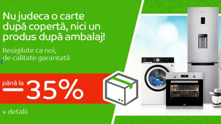 eMAG - Promotie noua de resigilate - Nu judeca o carte dupa coperta, nici un produs dupa ambalaj