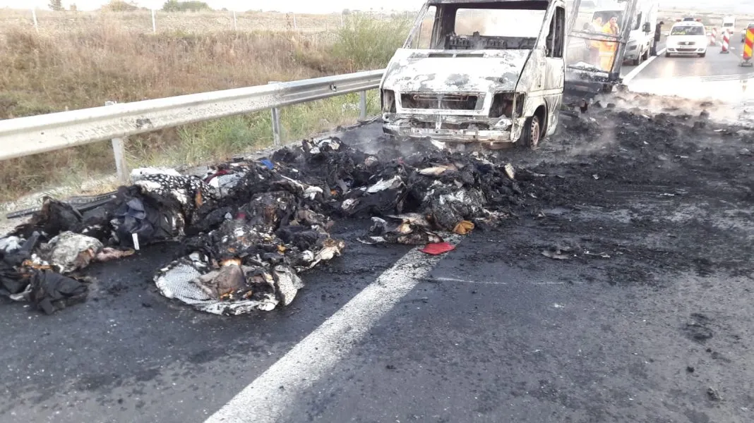 Incidente neobișnuite pe A1, vineri dimineață