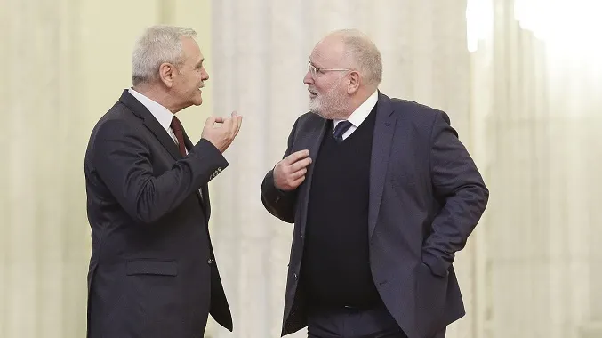 Timmermans, sătul de minciunile PSD: ”Nu știu dacă Dragnea crede ce spune”