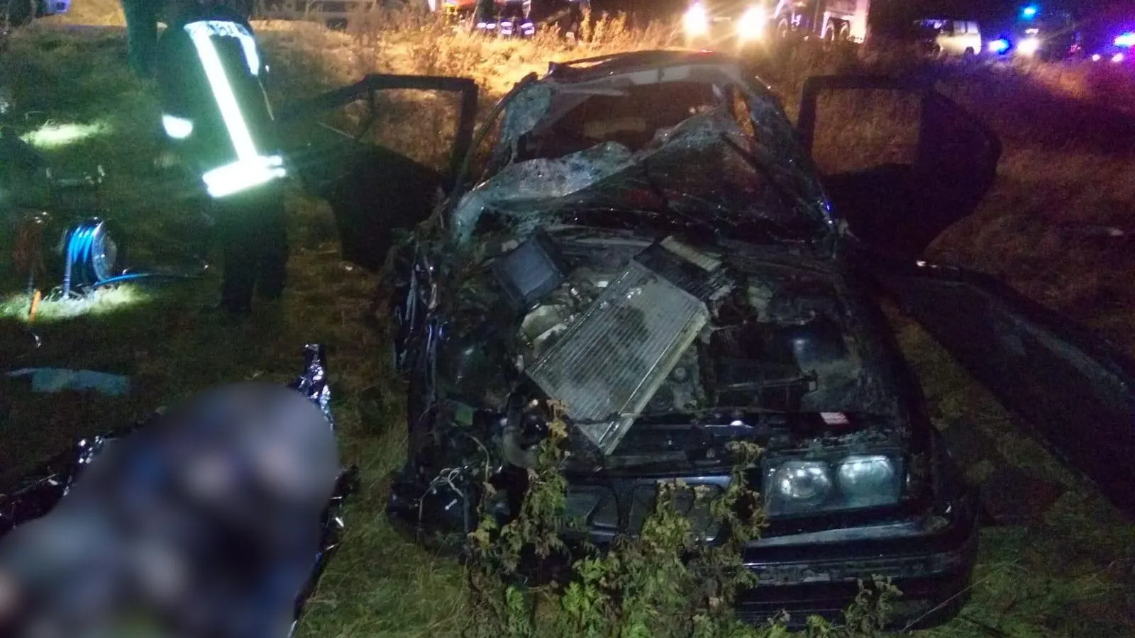 Accident grav la Covasna: Un mort şi doi răniţi