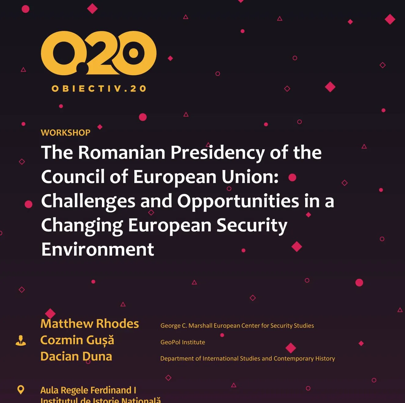 Cozmin Guşă, analiză geopolitică în cadrul unui workshop la Cluj-Napoca