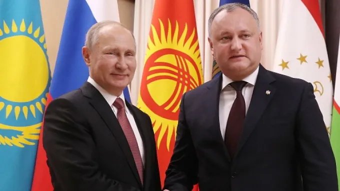 Președintele Moldovei vrea ca Rusia să-și păstreze trupele în Transnistria