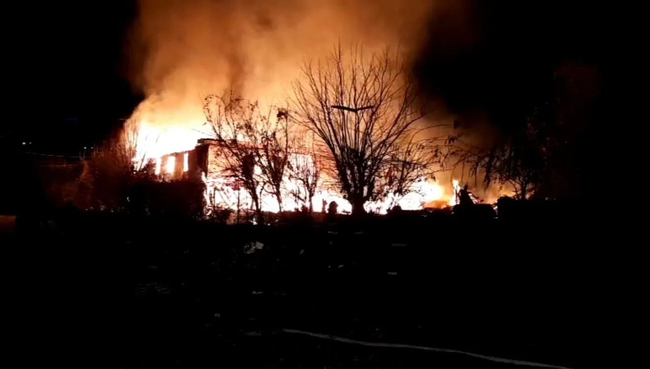 Incendiu puternic la Cernavodă. VIDEO