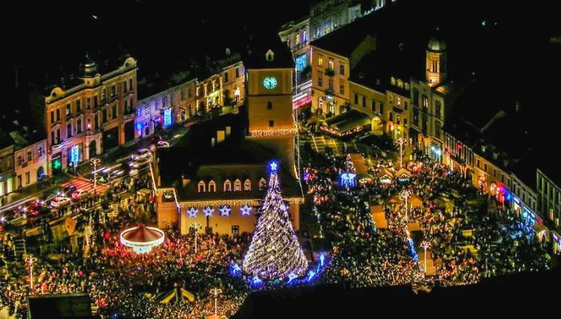 Când se aprind luminițele de Crăciun în Brașov?