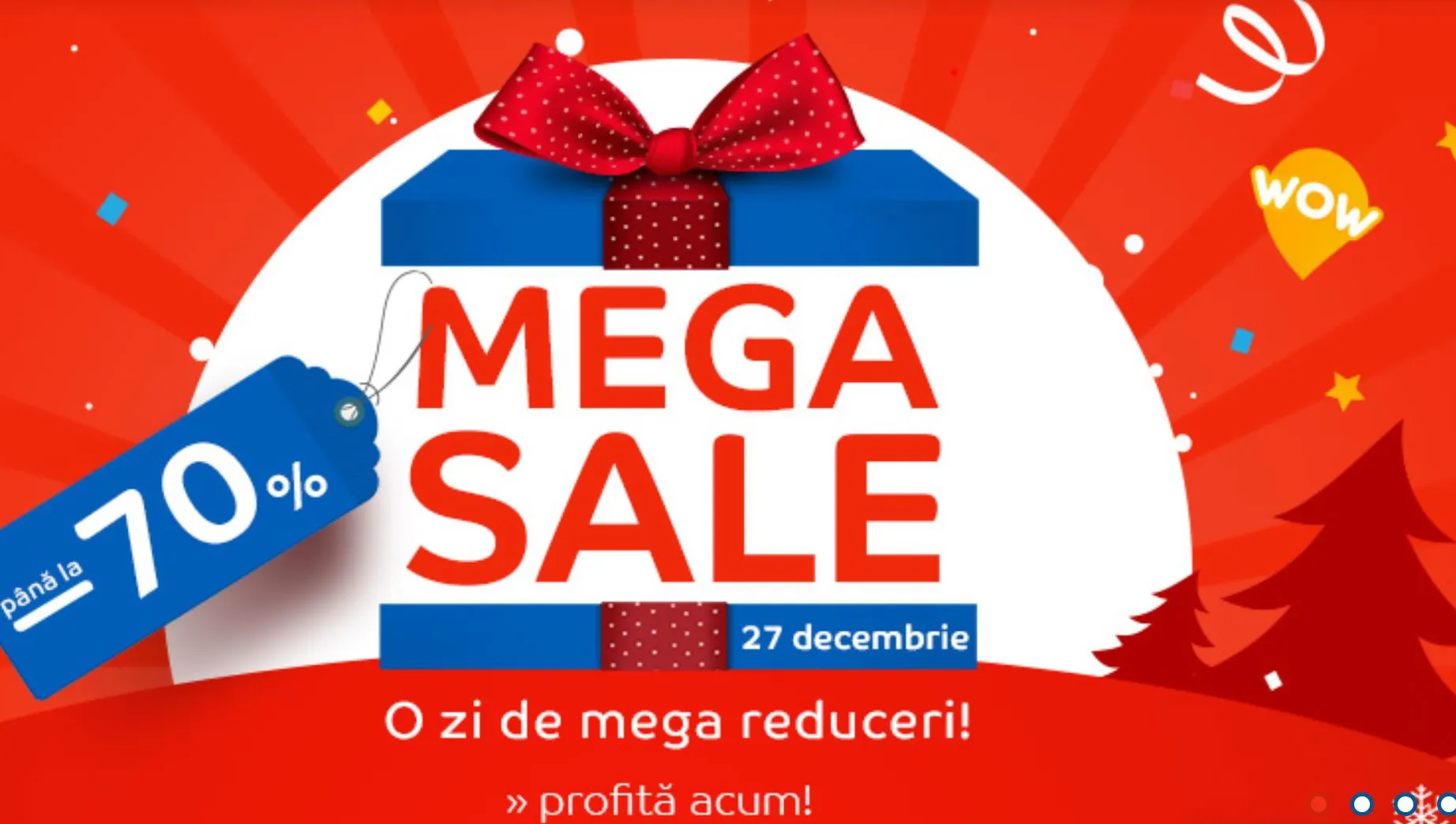 eMAG Mega Sale - Cea mai mare promotie din acest an, dupa Black Friday!