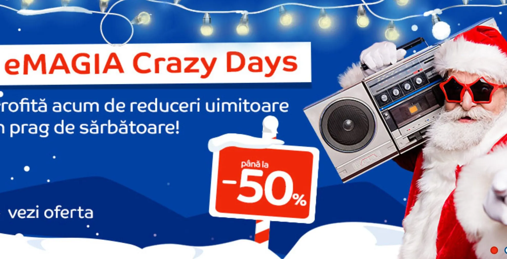 eMAG  - eMAGIA Crazy Days – Zile anapoda, preturi mult prea mici pentru produse mult prea bune