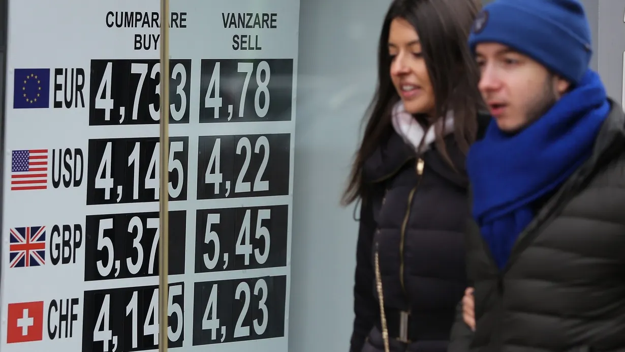 Dezastru pentru leu. EURO a trecut de 4,75 lei la cursul BNR