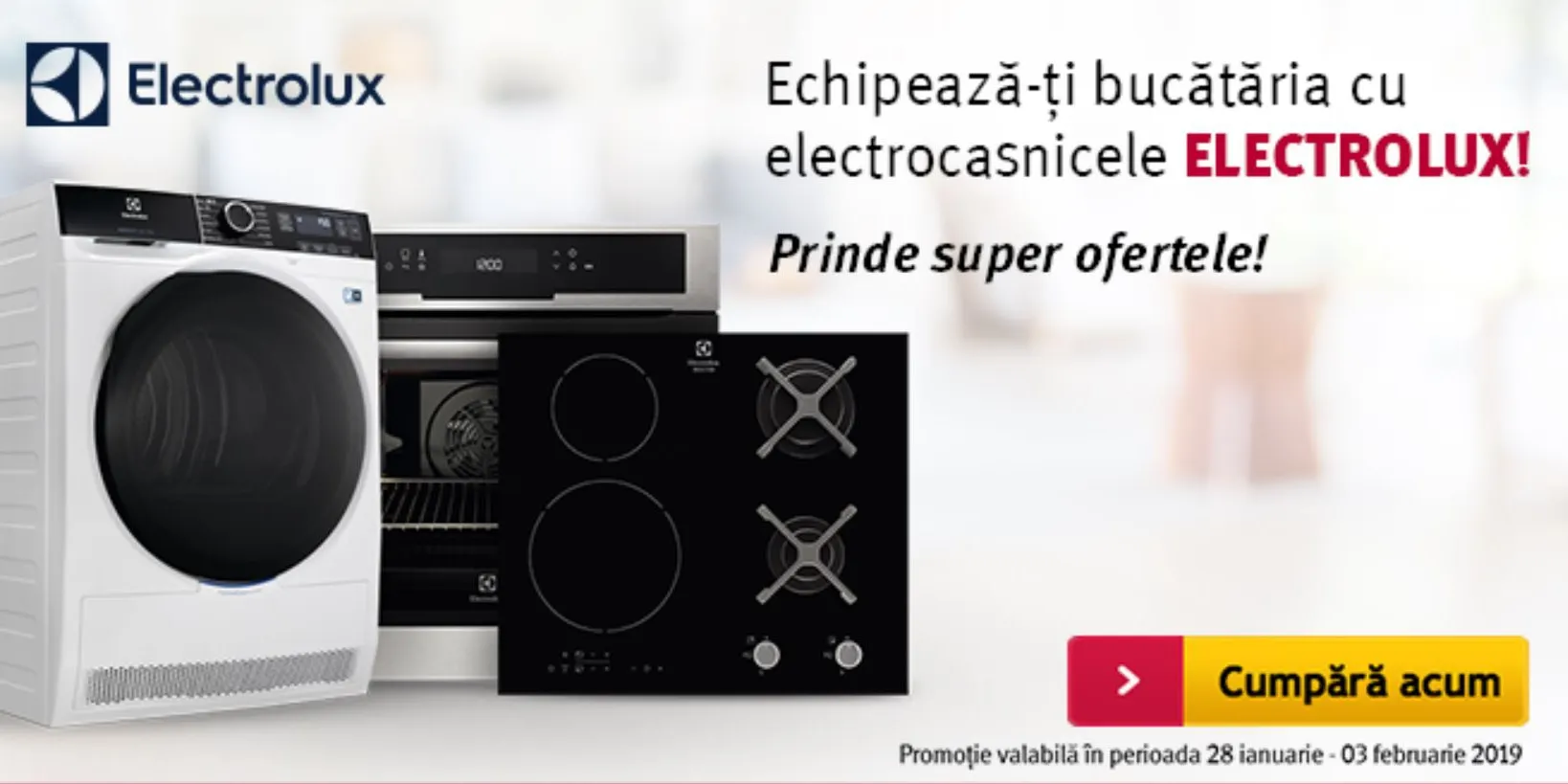 Altex - Promotie speciala pentru electrocasnicele Electrolux
