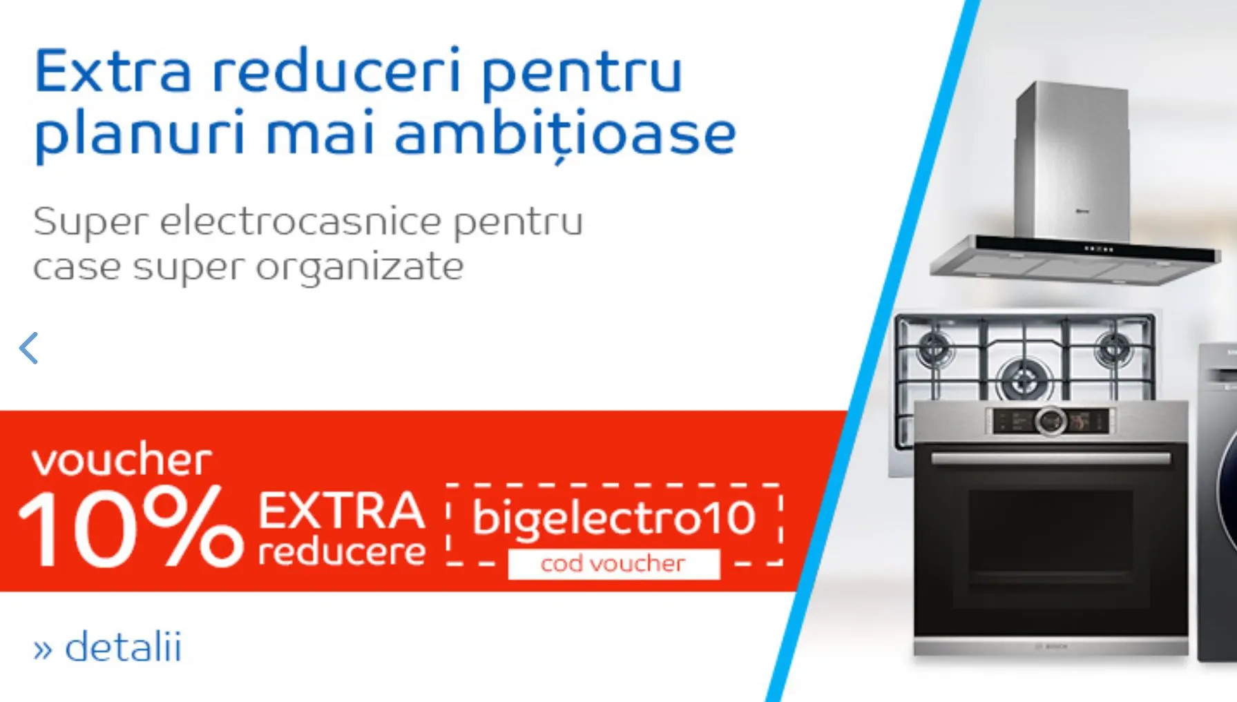 eMAG - Reduceri mari la electrocasnice mari. Promotie speciala