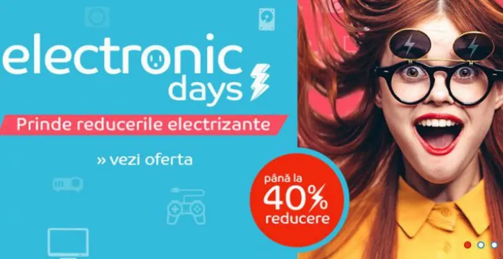 eMAG Electronic Days - Produsele cu reduceri de 40% se apropie de epuizare