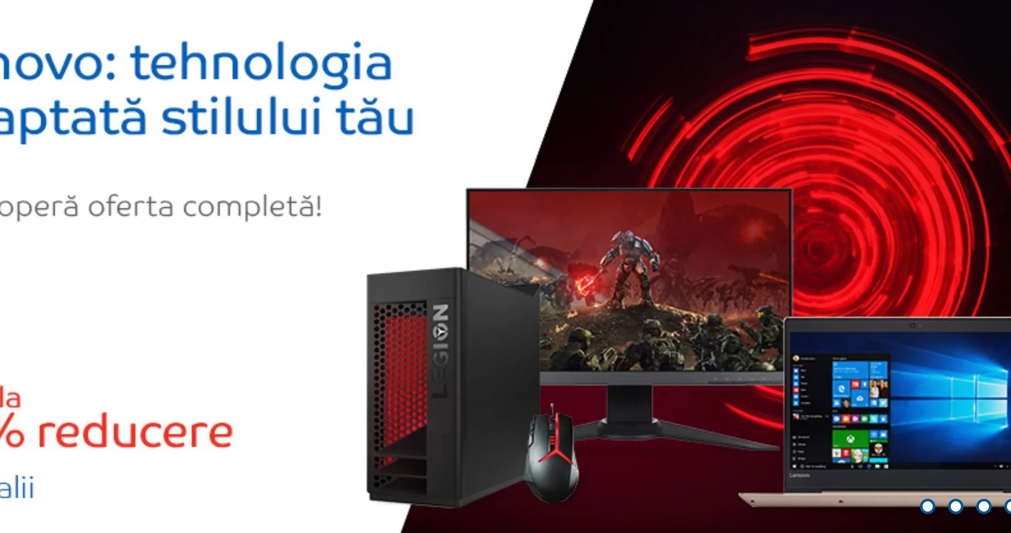 eMAG: Pana la 40% reduceri pentru Lenovo