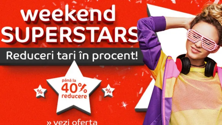eMAG Weekend Superstars – Reduceri tari in procent, disponibile doar cateva ore