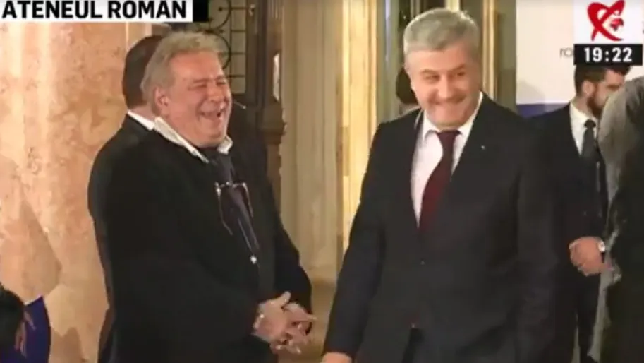 Înlocuitorul lui Dragnea, cu gura până la urechi, la ceremonia de la Ateneu. Discurs perfid