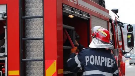 INCENDIU devastator, la un bloc din Timișoara