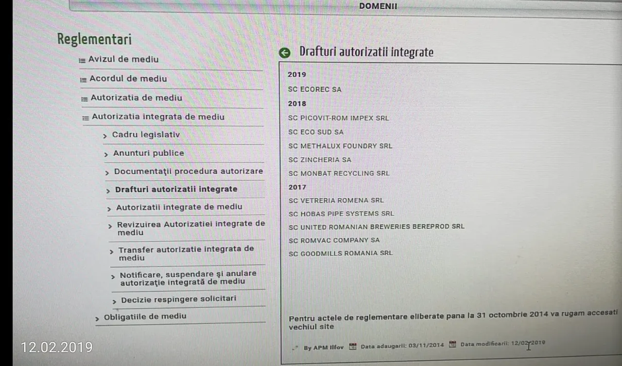 Comunicat AEDE: Directorul APM Ilfov intervine în scandalul privind groapa Glina