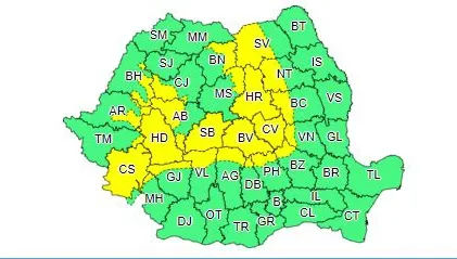 Vremea schimbă foaia. Avertizare METEO: ninsori, ploi și vânt puternic