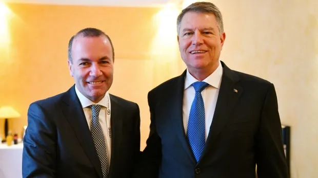 Iohannis, întâlnire cu liderul celui mai mare grup politic din Parlamentul European