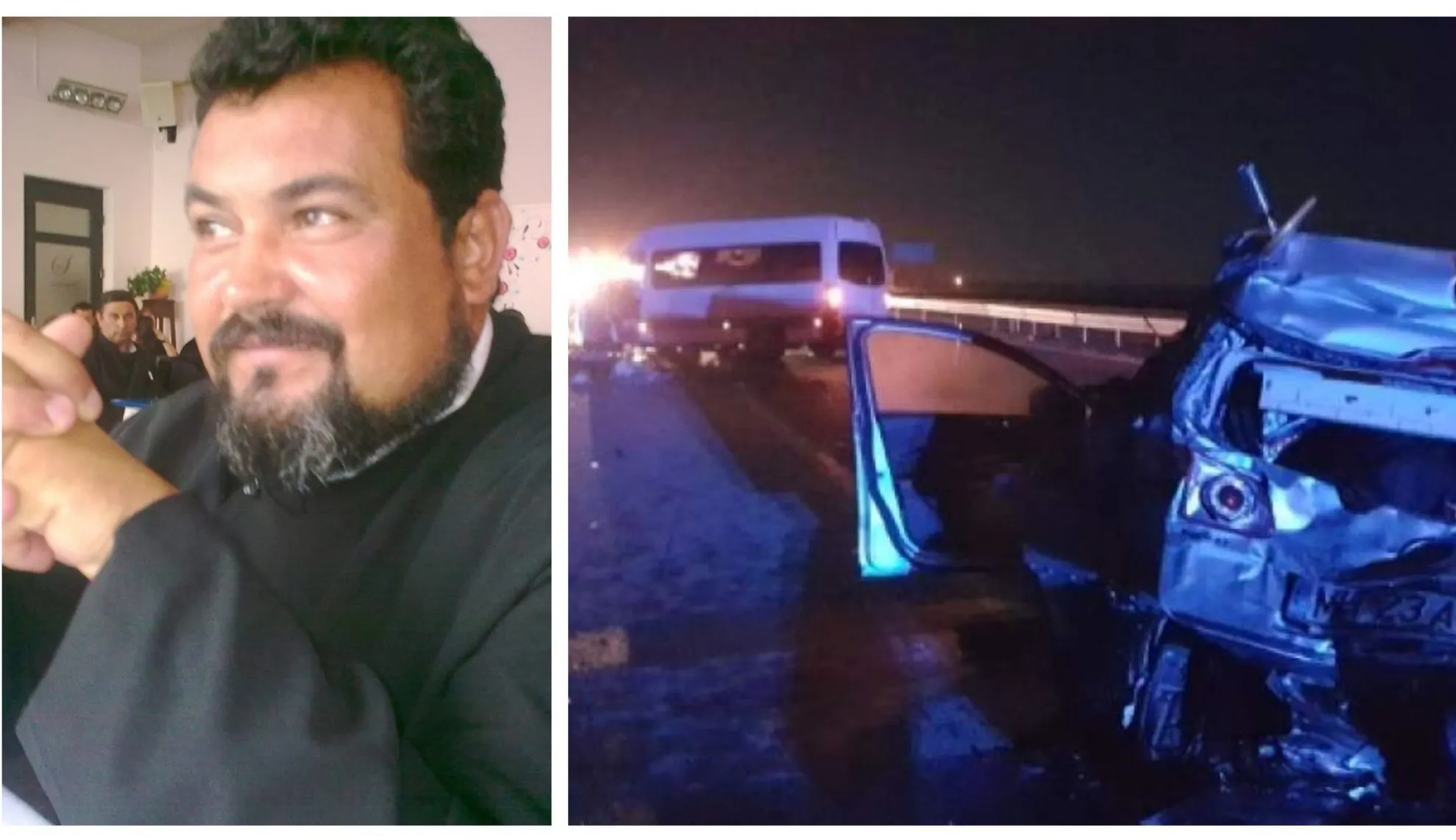 A murit preotul Armanca într-un accident pe autostradă