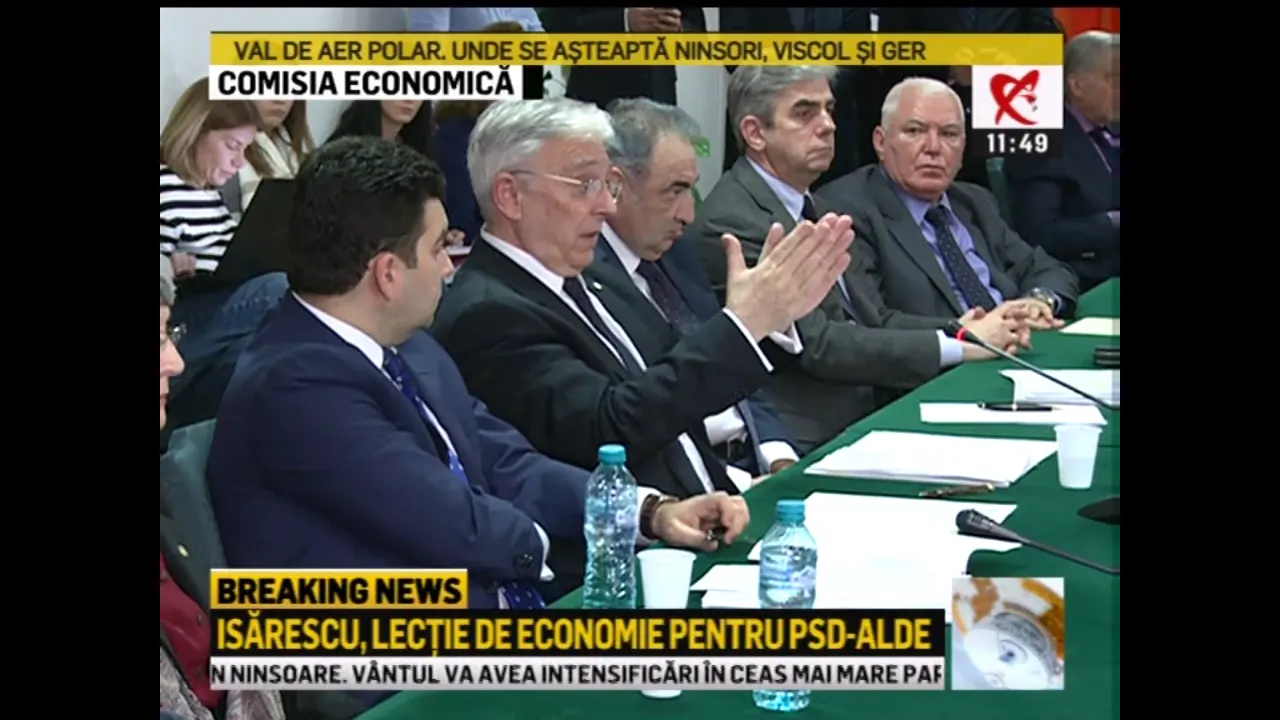 Scandal în Parlament! Isărescu, lecție de economie pentru PSD-ALDE