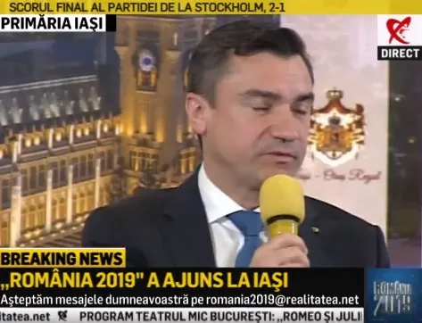 România 2019 : Mihai Chirică - Iaşiul pregăteşte un independent pentru europarlamentare