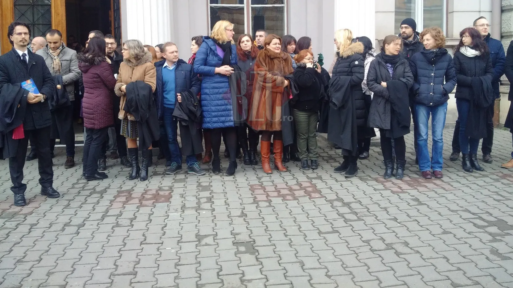Un nou protest al magistraţilor clujeni. În stradă, împotriva ordonanței 7