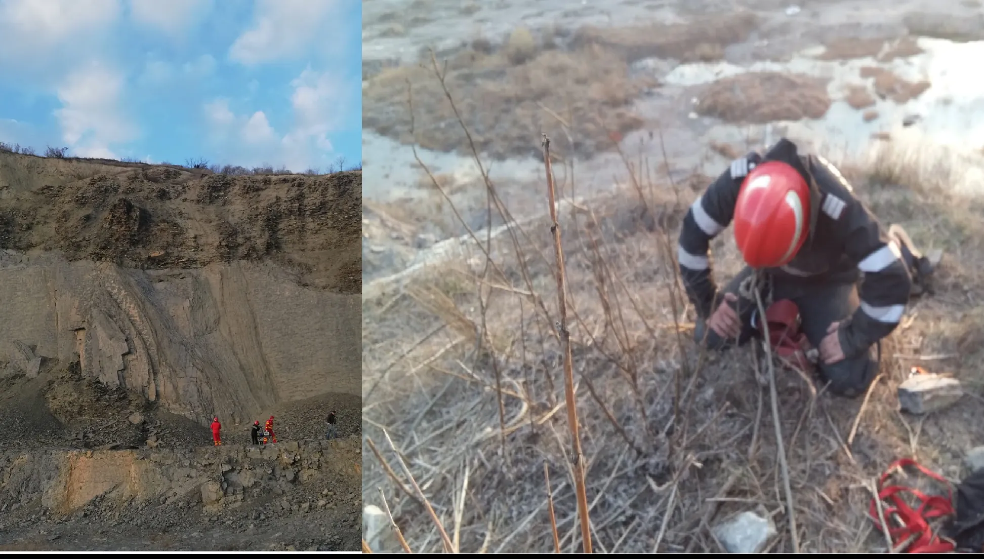 Două fete de 15 ani, căzute în gol în cariera unei mine