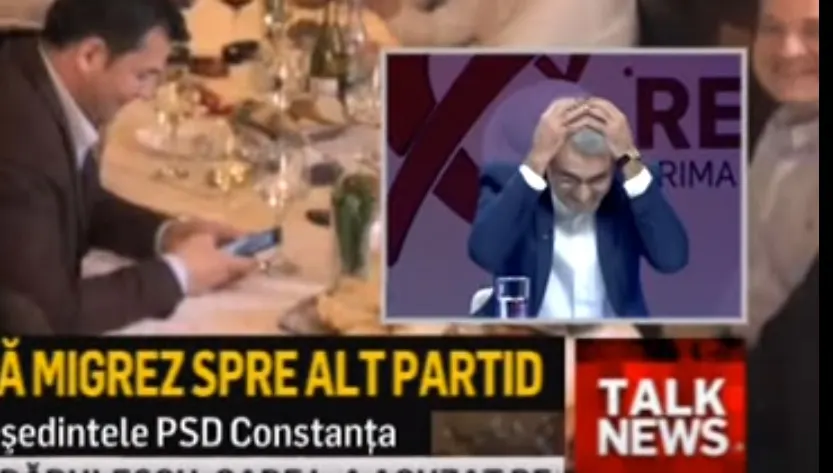 Un lider PSD i-a cântat în direct ode lui Liviu Dragnea. Turcescu și-a pus mâinile în cap