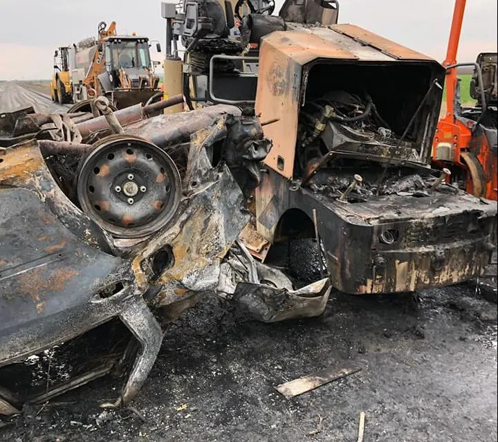 Un șofer a făcut ravagii pe Autostrada București–Constanța (FOTO+VIDEO)