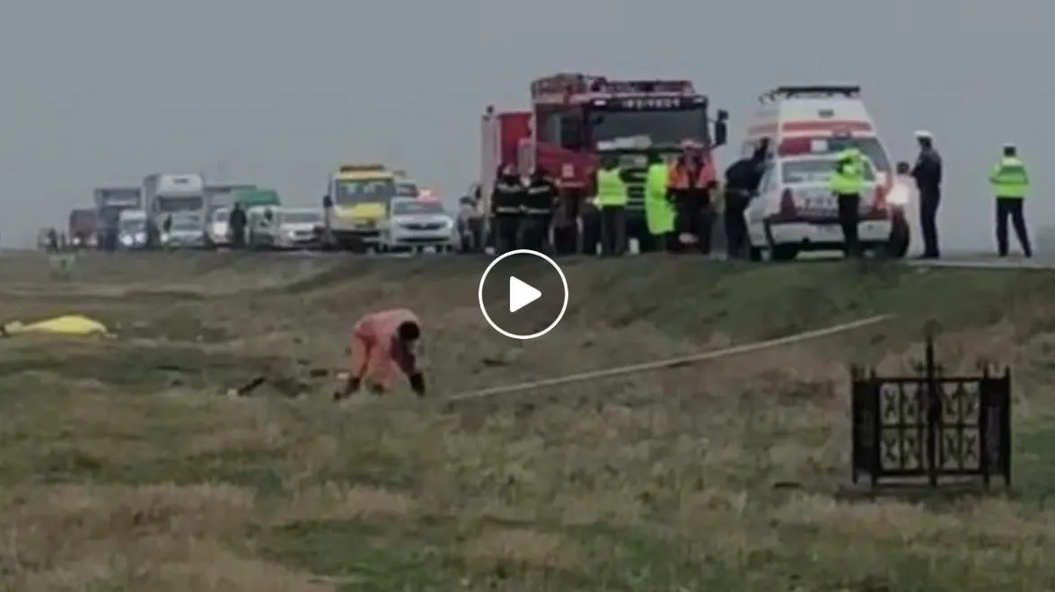 Grav accident de circulație pe DN 21: Un mort și patru răniți