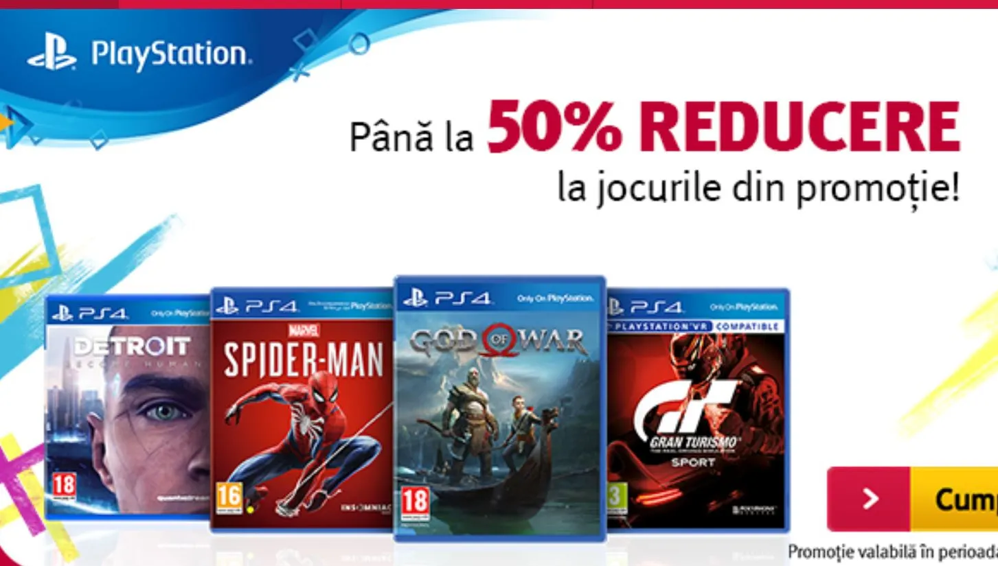 Altex - 50% reducere la PlayStation, de Paste