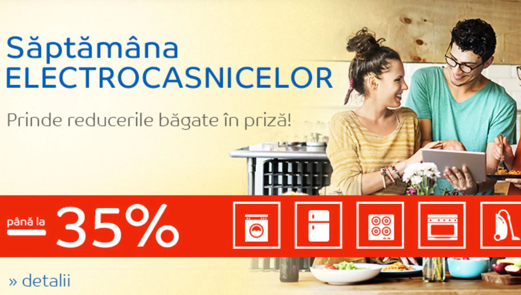 eMAG Saptamana electrocasnicelor - Reduceri de pana la 35% pentru o multime de produse