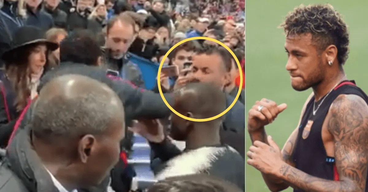 Gest șocant! Celebrul Neymar a lovit un suporter