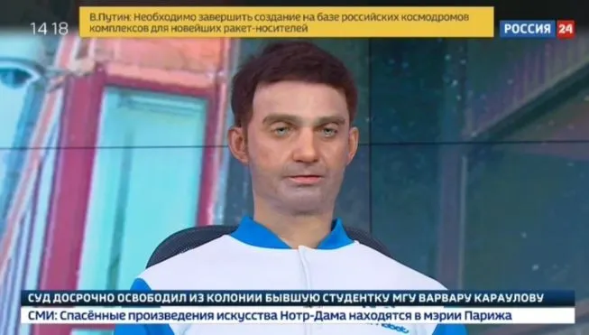 Un robot a ajuns să prezinte știrile unui canal TV din Rusia