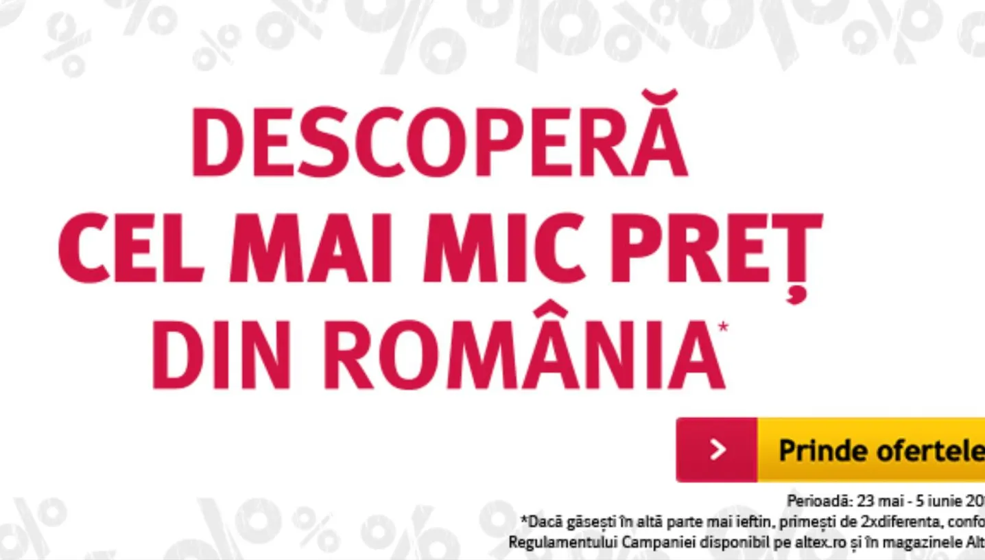 Altex - Ofertele cu cel mai mic pret din Romania