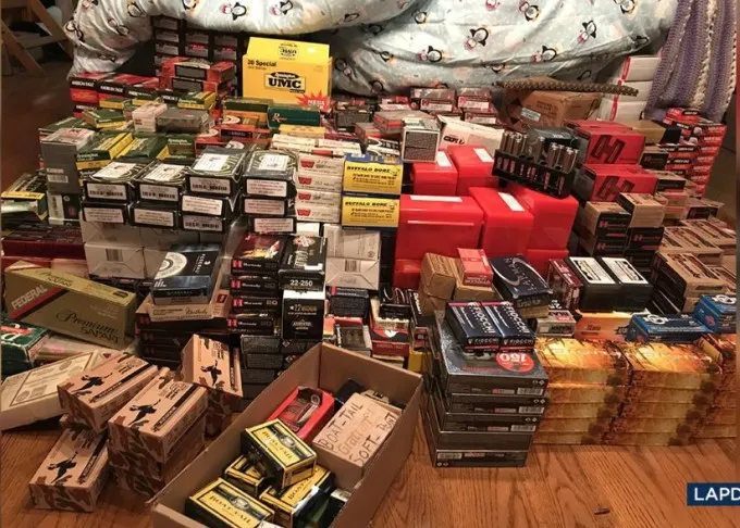 VIDEO Descoperire incredibilă! Avea în casă peste 1.000 de arme