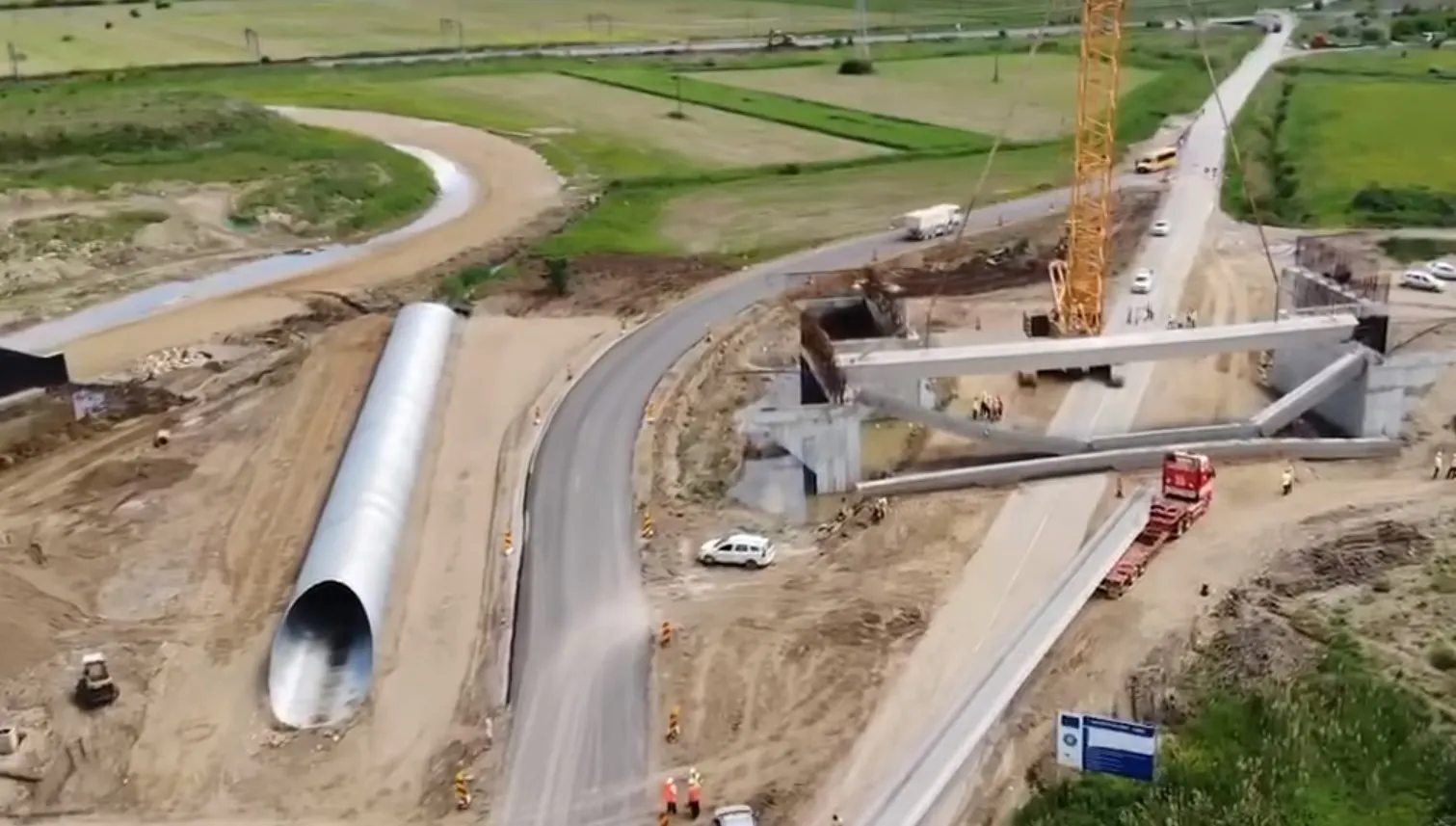 Anchetă pe șantierul autostrăzii Sebeș - Turda