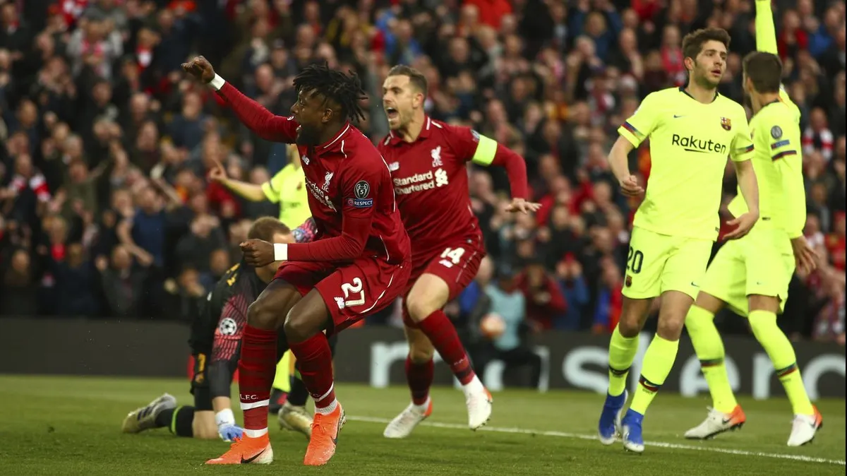 Liverpool-Barcelona 4-0, meci antologic în semifinalele Champions League. O rezervă a făcut "dubla"