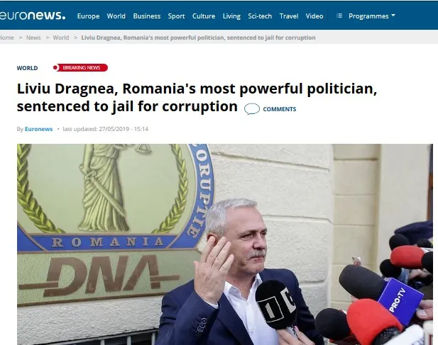 Presa internațională vuiește după trimiterea lui Dragnea în arest