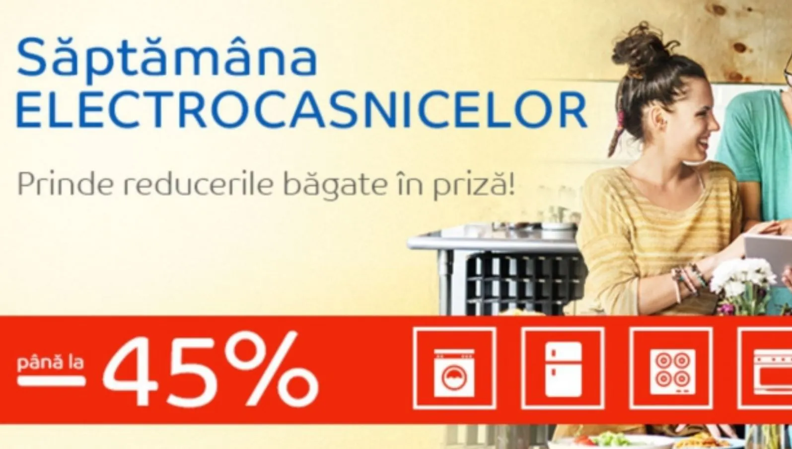 eMAG Saptamana electrocasnicelor - Preturi mai mici cu 45% la electrocasnice mici