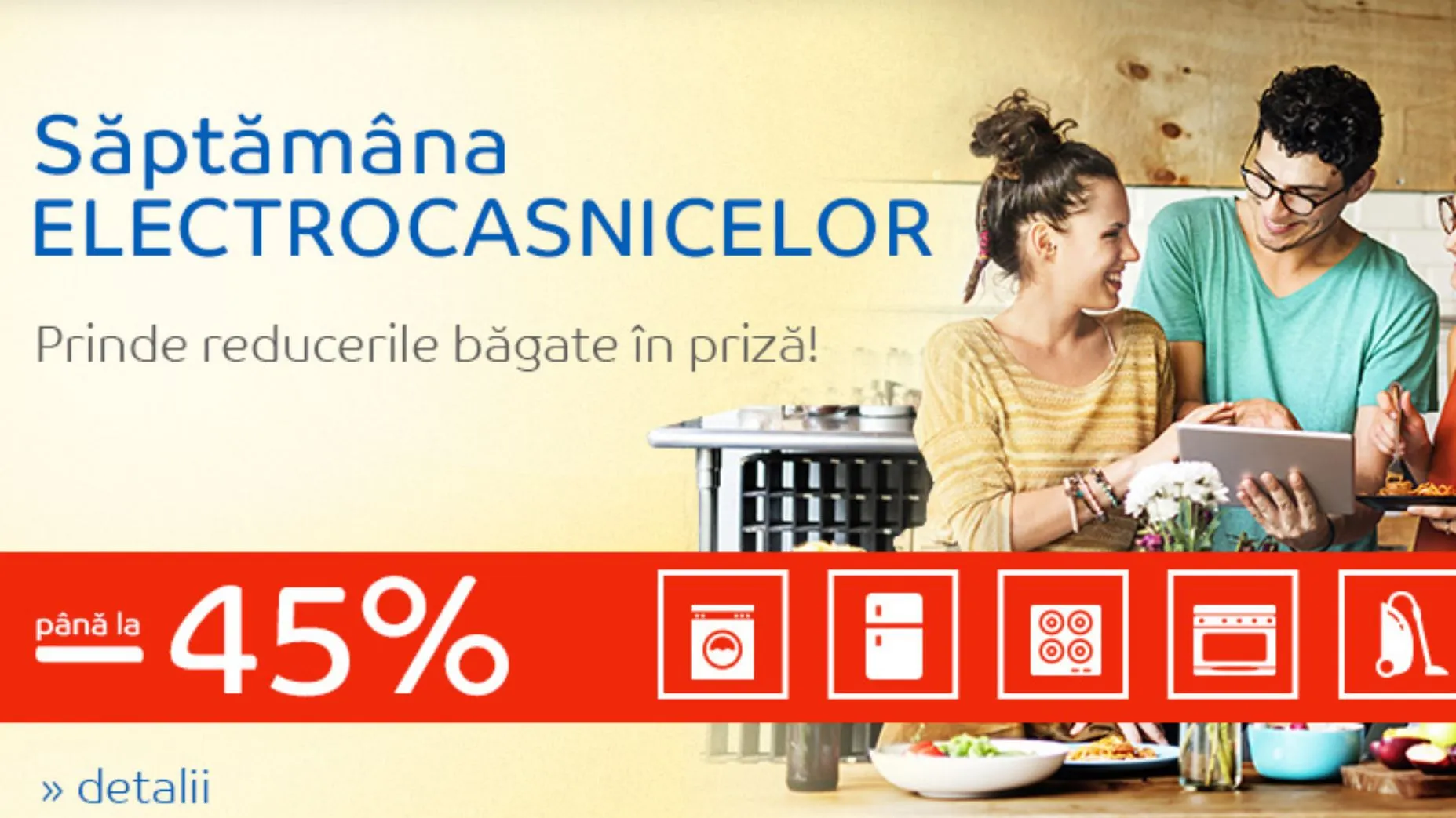 eMAG Saptamana electrocasnicelor - Oferte foarte bune la electrocasnice Arctic si Beko