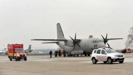 Tânăr cu arsuri grave, transportat de urgență în Belgia cu o aeronavă Spartan
