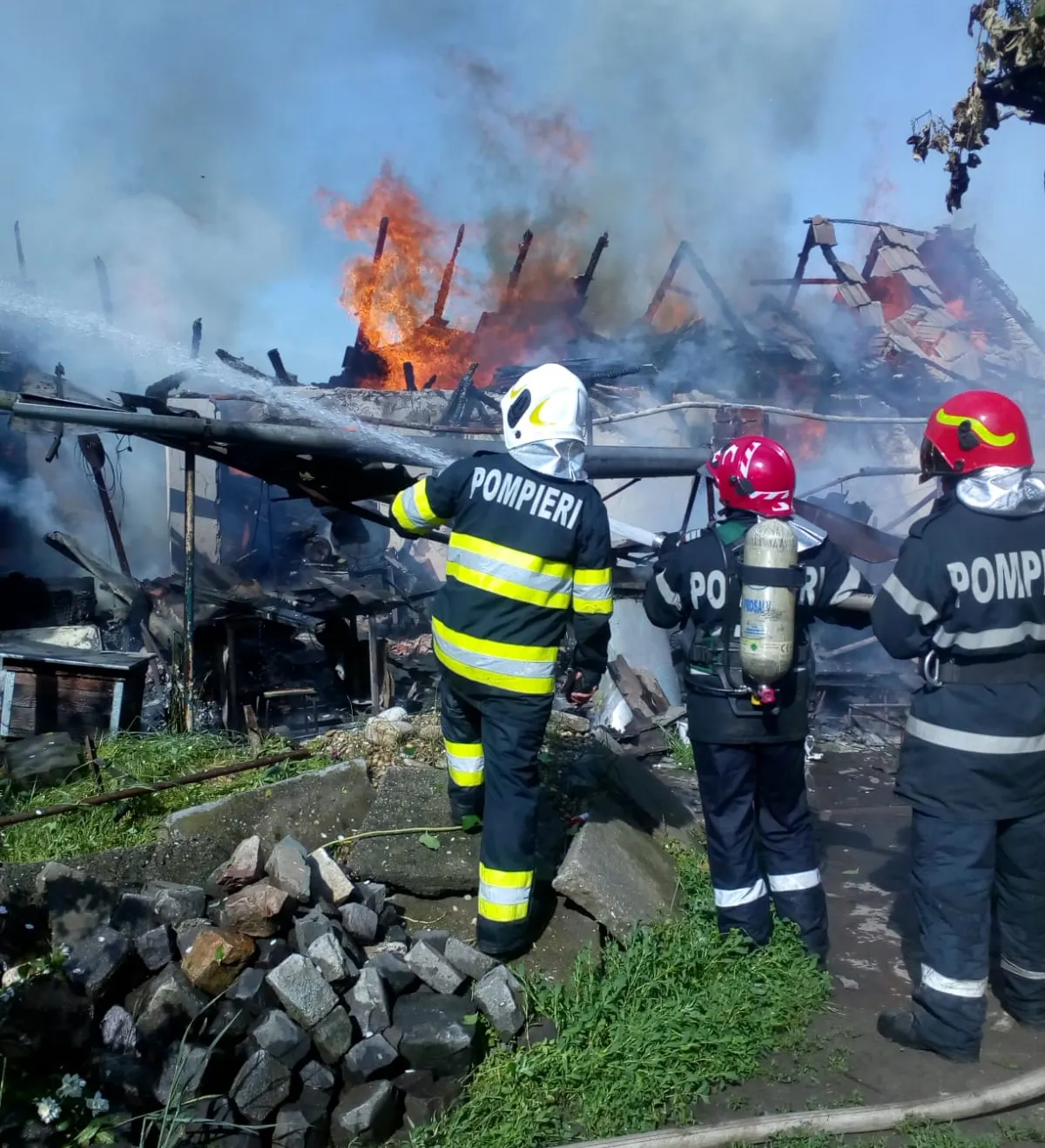 Incendiu la Sânnicolaul Mare