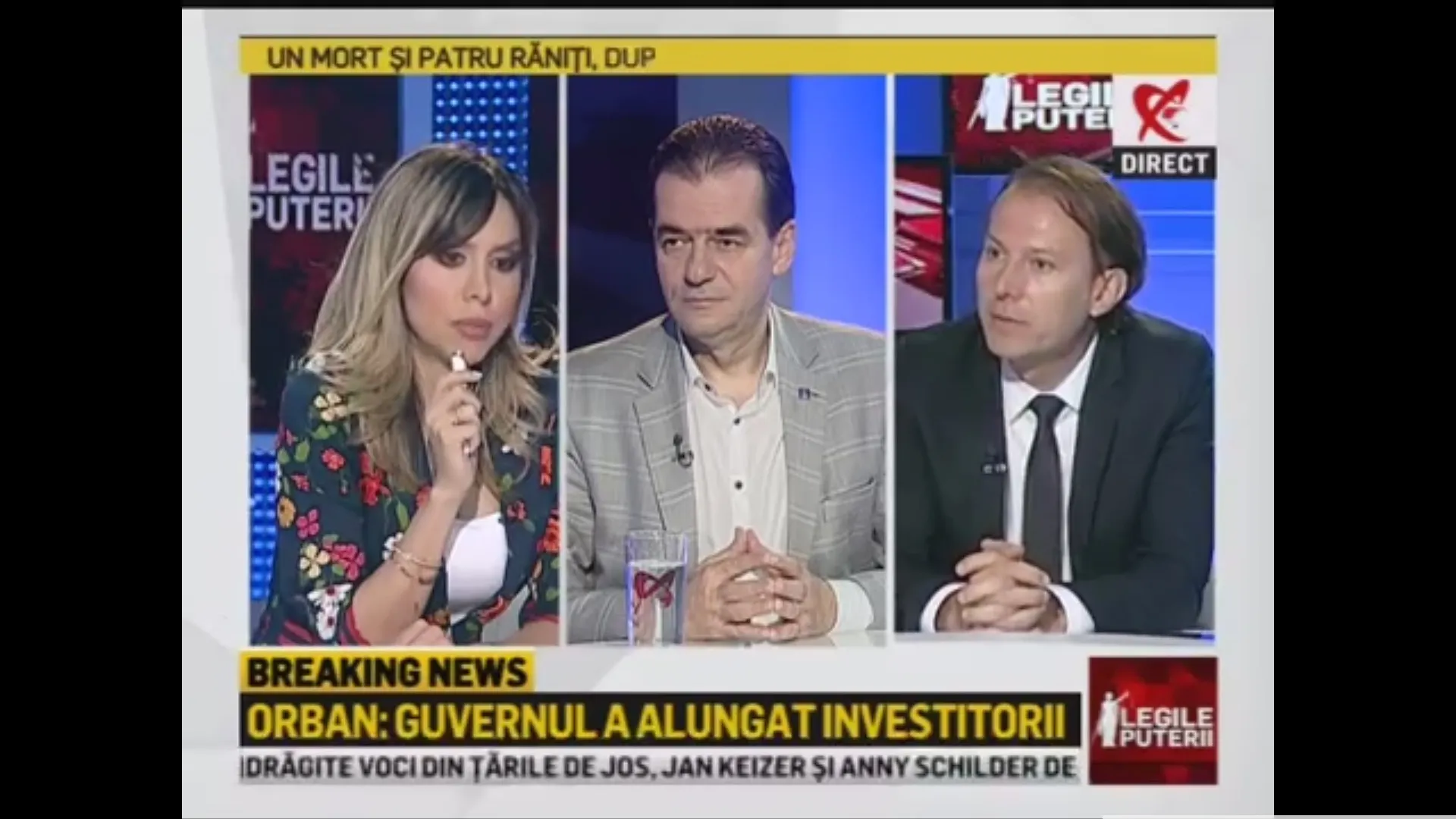 Înregistrare "Legile Puterii", 20 iunie 2019 - invitaţi Florin Câţu şi Ludovic Orban